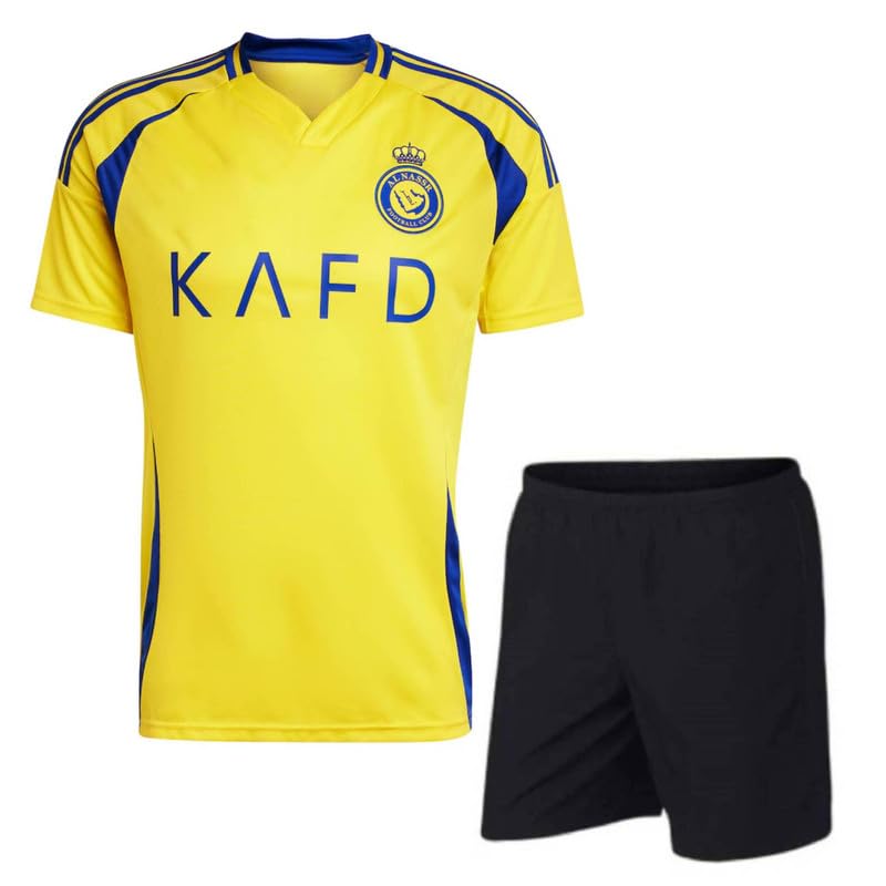 RJM Ronaldo 7 Jersey with Shorts for (Men,Kids,Boys)