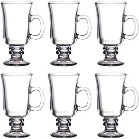 Jogo de 6 Xícaras Irish Coffee em Vidro Dynasty 120ml - Full Fit