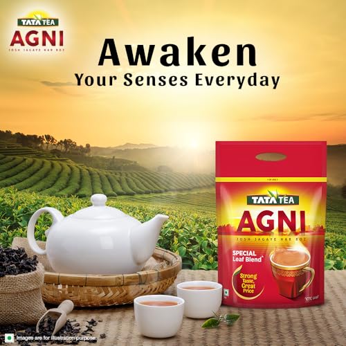 Image of Tata Tea Agni, Special Leaf Blend with Strong Taste, 1Kg Pouch, Assam
