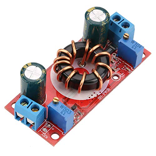 Módulo Reductor de Voltaje DC - DC, convertidor de Potencia CC CV, Salida Ajustable de 4-32 V a 1,2-32 V con Bloques de terminales para proyectos de electrónica y Fuentes
