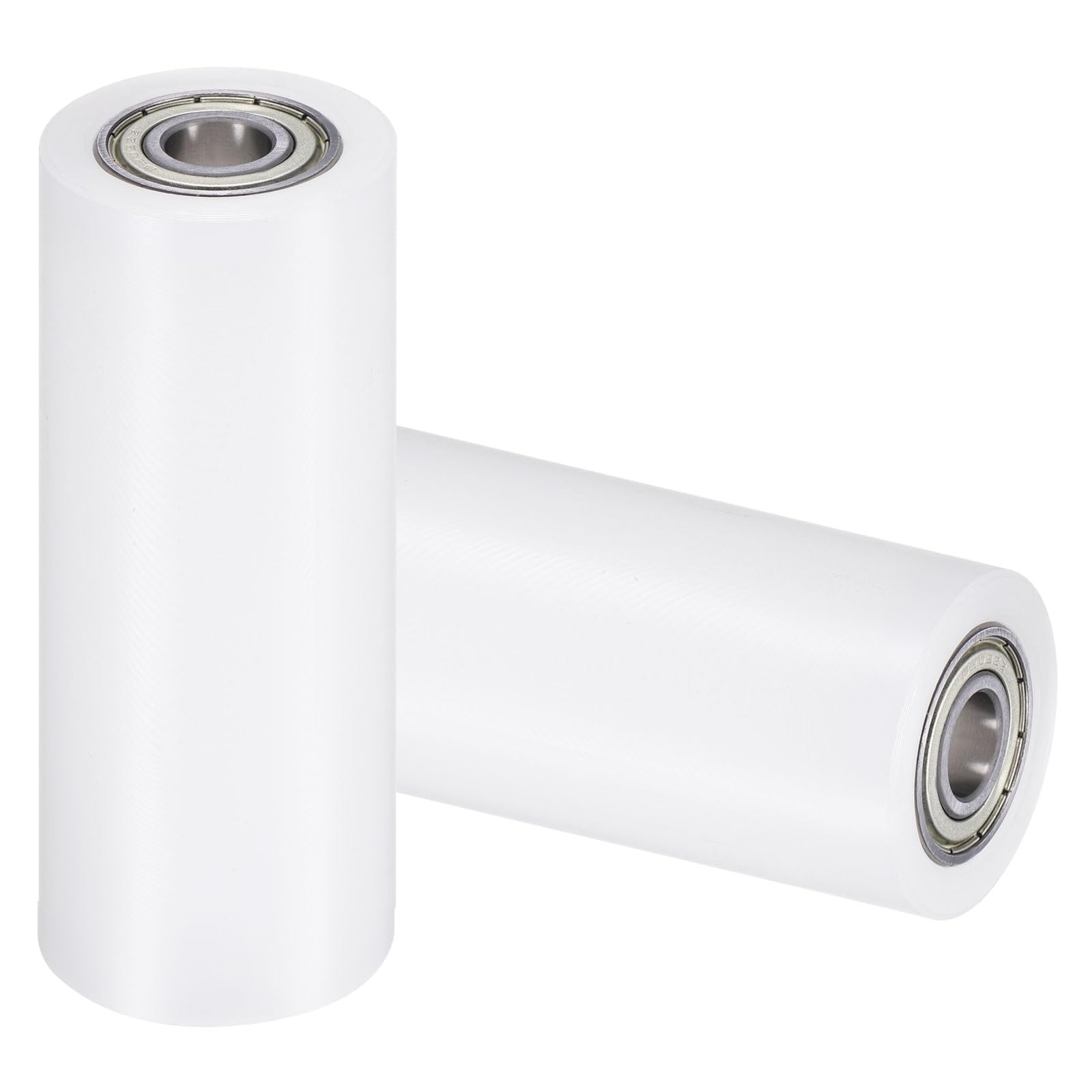 uxcell 2Pcs Nylon Roller Wheel with Bearings, 5/8" Bore x 1-7/8" Width x 4-3/4" Length, CNC Guiding Wheel Flat Belt Idler, Nylon Pulley (White) — Amazon image 28