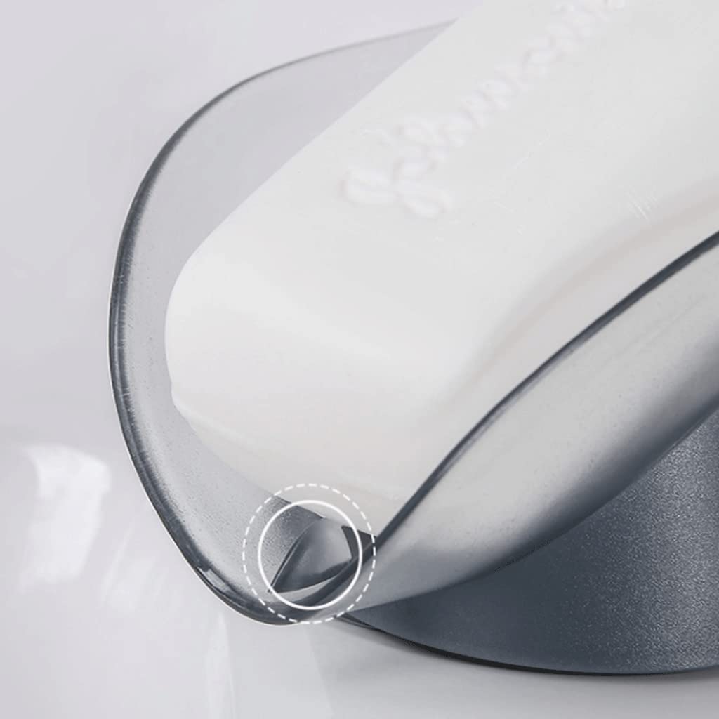 Jabonera, jabonera, jabonera Creativa con Drenaje automático, jabonera con Drenaje Desmontable con Base de Ventosa, jabonera Multifuncional for encimera de baño,Jabonera(Type a)