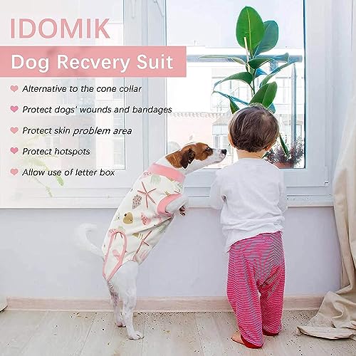 Image of IDOMIK Dog Recovery Suit for Neuter Spay,Anti-Licking Dog Surgical Bodysuit