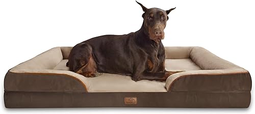 Bedsure Cama ortopĂ©dica XXL para perros, sofá cama lavable para perros gigantes, sofá cama de espuma de apoyo para mascotas con funda extraĂble Bedsure Cama ortopĂ©dica XXL para perros, sofá cama lavable para perros gigantes, sofá cama de espuma de apoyo para mascotas con funda extraĂble