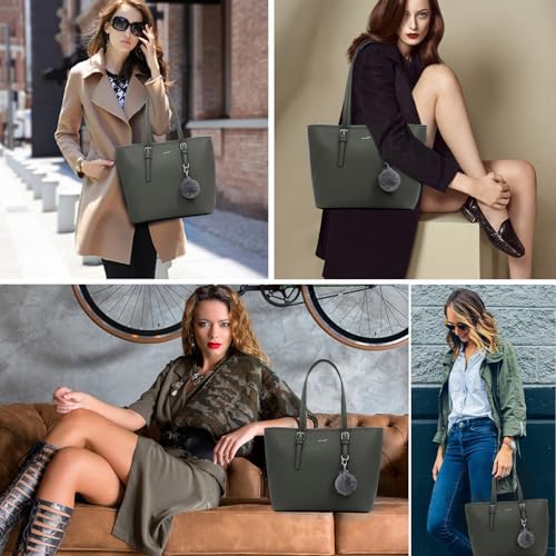 Image of TANTOMI Tote Bags for Women, Handbags and Womens Purses Shoulder Purse Set for Travel Work