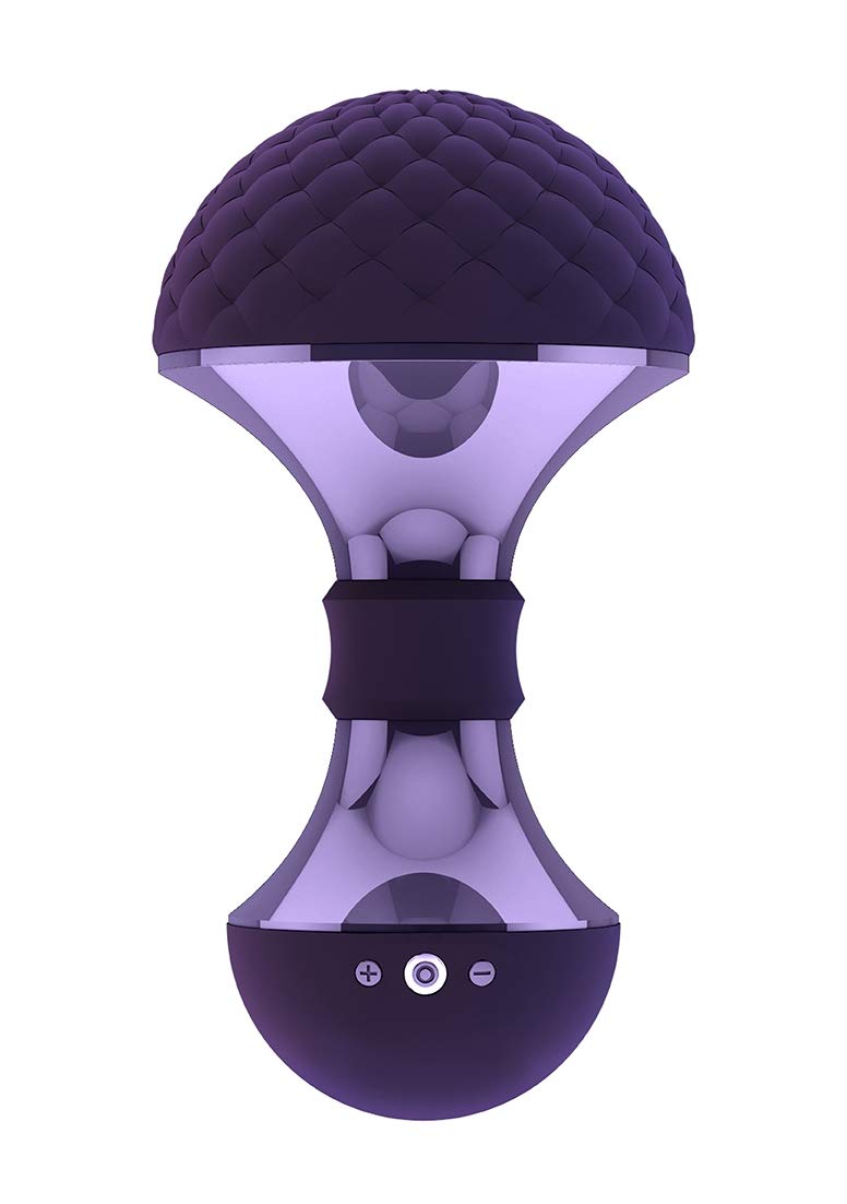 Masseur Enoki flexible violet Shots Vive à vibrations modulables