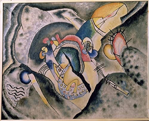 Affiches sur toile Kandinsky pour corriger un mur vide et terne avec une œuvre 50 x 70 cm