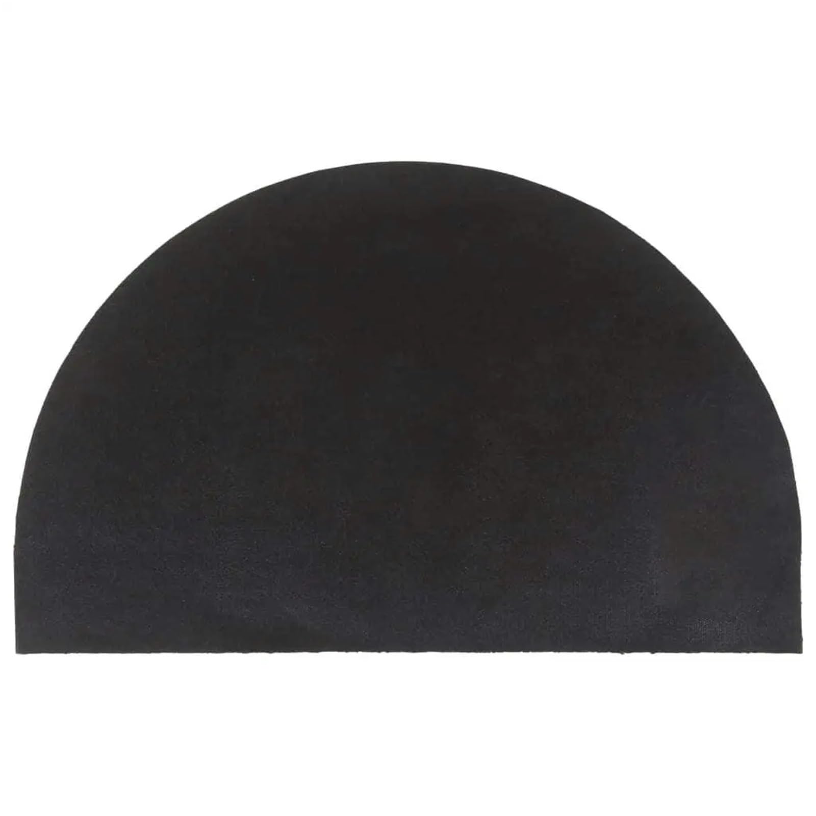 Fußmatte Kokosfaser 50 x 80 cm, halbrunde, getuftete Kokos-Fußmatte – langlebiger und stilvoller Eingangsteppich für Hauseingänge, Flure, Außentüren