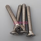 4個入 M4 x 30 mm チタン合金 TI 六角穴付 皿ボルト ネジ ねじ 高強度・非磁性・超軽量・防錆 龜旅製作所