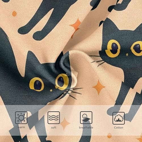 Toddlers Underwear Floral 2t Cotton Cute Panties Girl Fun Print Kids Briefs Undies Cute Black Cats Backs Khaki3