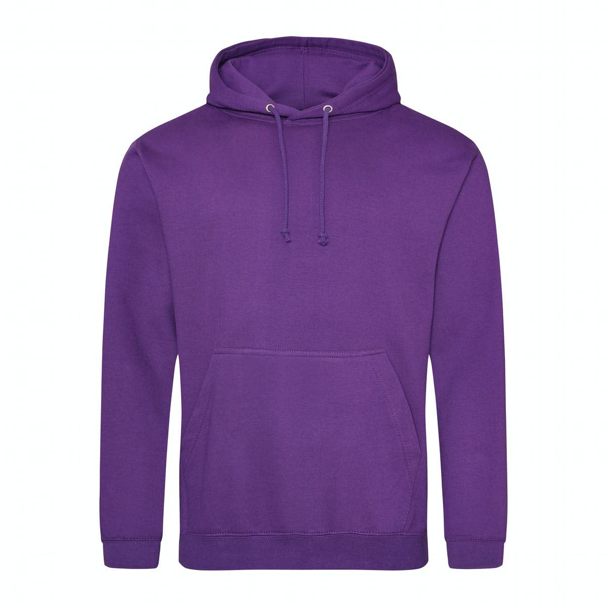 COOZO Unisex College Hoodie - Purple - 2XL