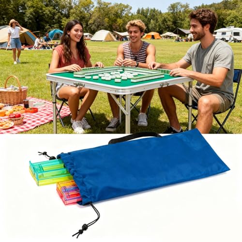 Housse de protection pour rack de mahjong étui cordon de qualité