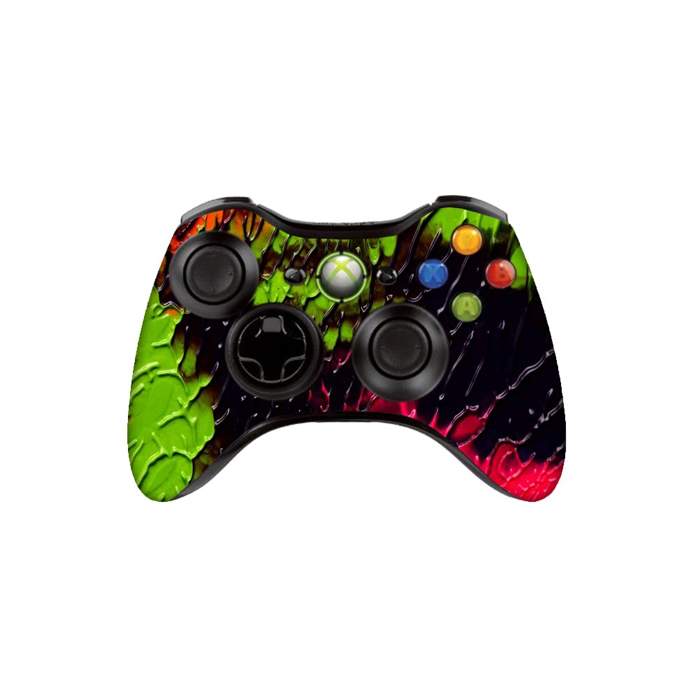 GADGETS WRAP Printed Vinyl Decal Sticker Skin for Xbox 360 Controller Only - Wax Paint Pattern-image-15