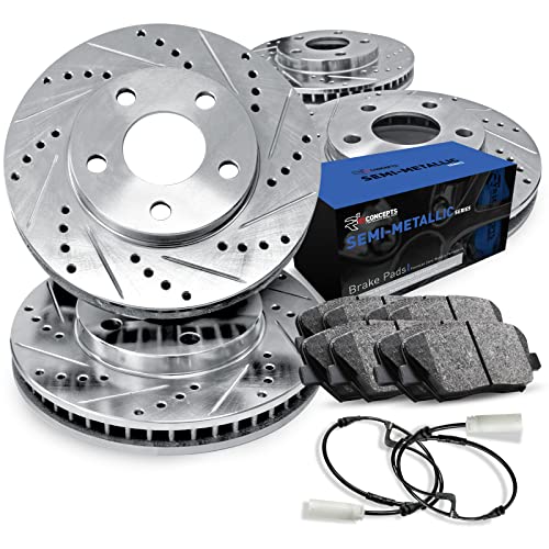R1 Concepts Front and Rear Brake Kit Fits 2018-2022 BMW X3; 2019 BMW X4