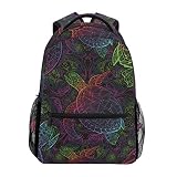 senya School Backpack Boho Sea Turtle Mandala Bookbag for Boys Girls Travel Bag One Size
