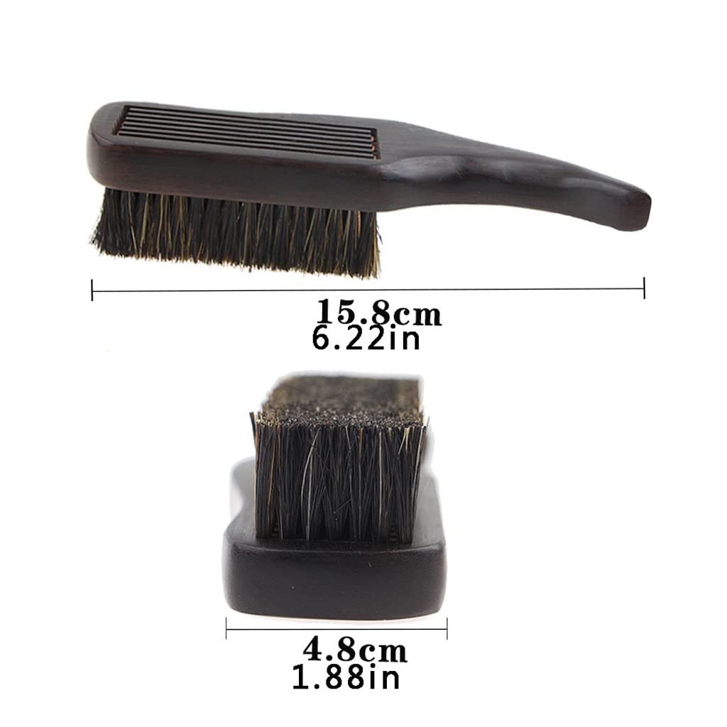 Grzebień Broda szczotka Rozdrobniona szczotka do włosów męska hebanowa szczotka do cięcia włosów brody golenia Bristles Bristles Gospodarstwa domowego Grzebień Grzebień do Włosów (Color : A)
