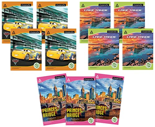 Image of Classmate Notebook - Single Line, 140 Pages, Pack Of 4 & Long Book - Unruled, 160 Pages, Pack Of 3 & Notebook - Four Lines With Gap, 172 Pages,Pack Of 4