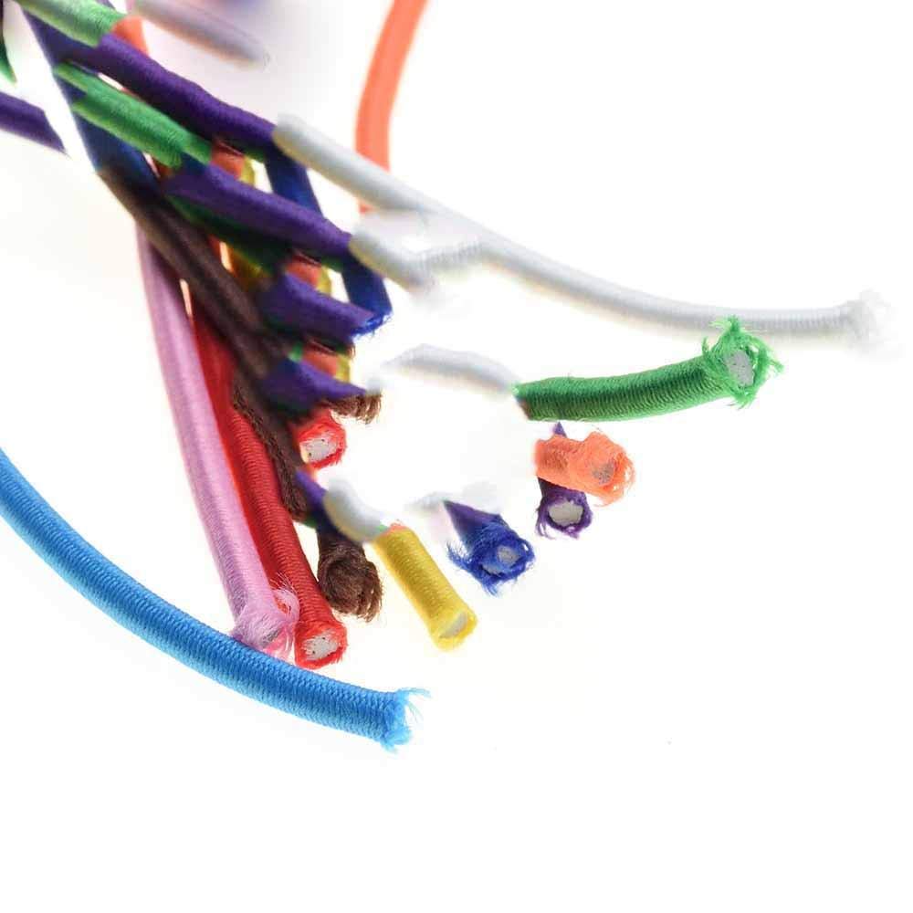 LLAAIT 10 Mètres/Pack Diamètre Coloré 3mm Corde élastique Bungee Shock Cord Stretch String Pour La Fabrication De Bijoux Bricolage Backage Extérieur, Army Green