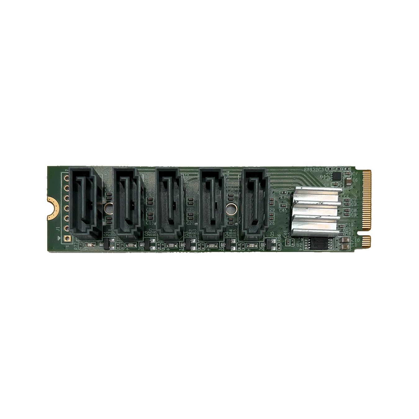 Amazon | 玄人志向 インターフェース SATA3 × 5ポート 増設 M.2