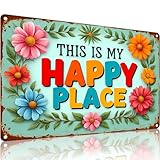 Funnysign Garden Gifts This Is My Happy Place Vintage...