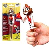 FARTING Poop KARATE Pen - PUNCHING ARMS, Easter Basket Stuffers for Teens Boys & Girls, Funny Gifts, Kids & Teens Party Supplies, Pens for Coworkers & Work Gifts, Gag Gifts for Kids, Fun Pens for Kids