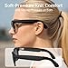 Glasses Nose Pads Compatible with Meta Wayfarer Rayban-16 Pairs Nose Pads,Adjustable Anti-Drop Lanyard, 6PCS Lens Cleaning Papers,1 Storage Box,2 Pairs Holders