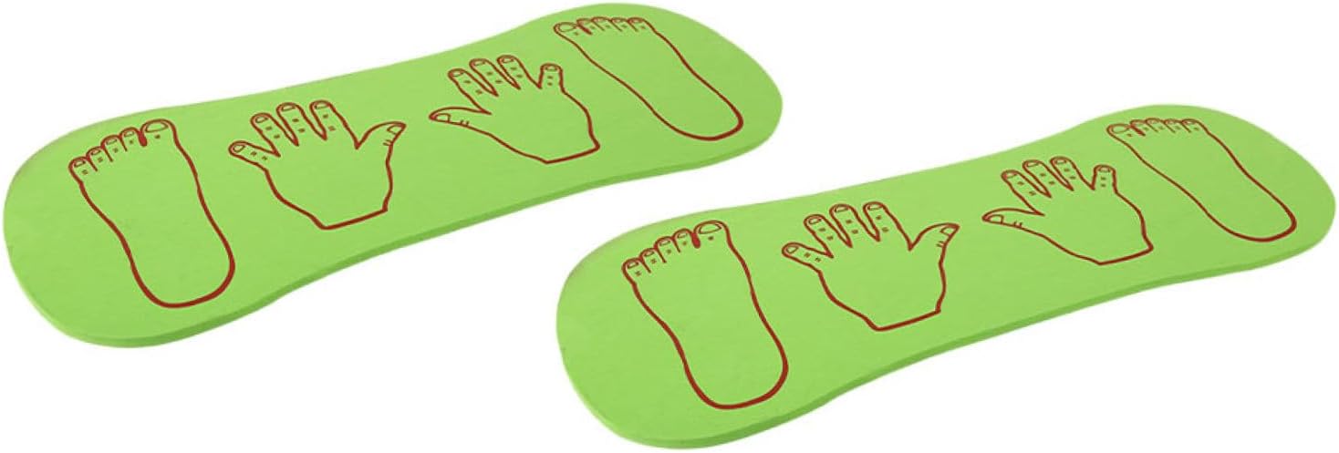 2pcs Eva Coordination Training Boards for Boys and Girls Outdoor Exercise Toy for Balance and Motor Skills Development Non-slip Design Lightweight for Kindergarten Activities