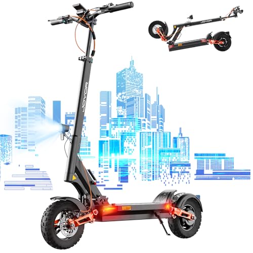 JOYOR T6 Trottinette Electrique Adulte Professionelle Batterie 48V 18Ah Autonomie 60-75km Trotinette Electrique Adulte Nouvelle Absorption des Chocs...