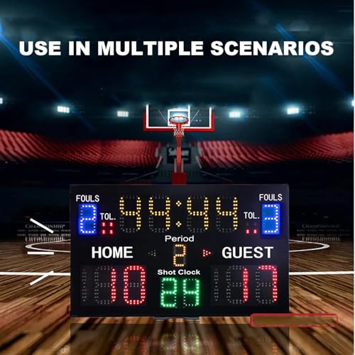 Marcador electrónico multifuncional para baloncesto de interior miniatura 3