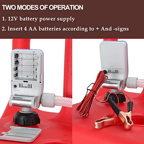 16 Gallon 60L Portable Fuel Caddy Tank With Automatic Fuel Transfer Pump, Extra Long Hose, Portable Liquid Pump For Gasoline, Diesel Fuel & Def/Adblue/Urea Liquid #TOP6