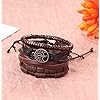 Hanpabum-18pcs-Braided-Leather-Bracelets-for-Men-Women-Woven-Cuff-Wrap-Bracelet-Wood-Beads-Ethnic-Tribal-Bracelets-Adjustable HANPABUM 18pcs Braided Leather Bracelets for Men Women Woven Cuff Wrap Bracelet Wood Beads Ethnic Tribal Bracelets Adjustable