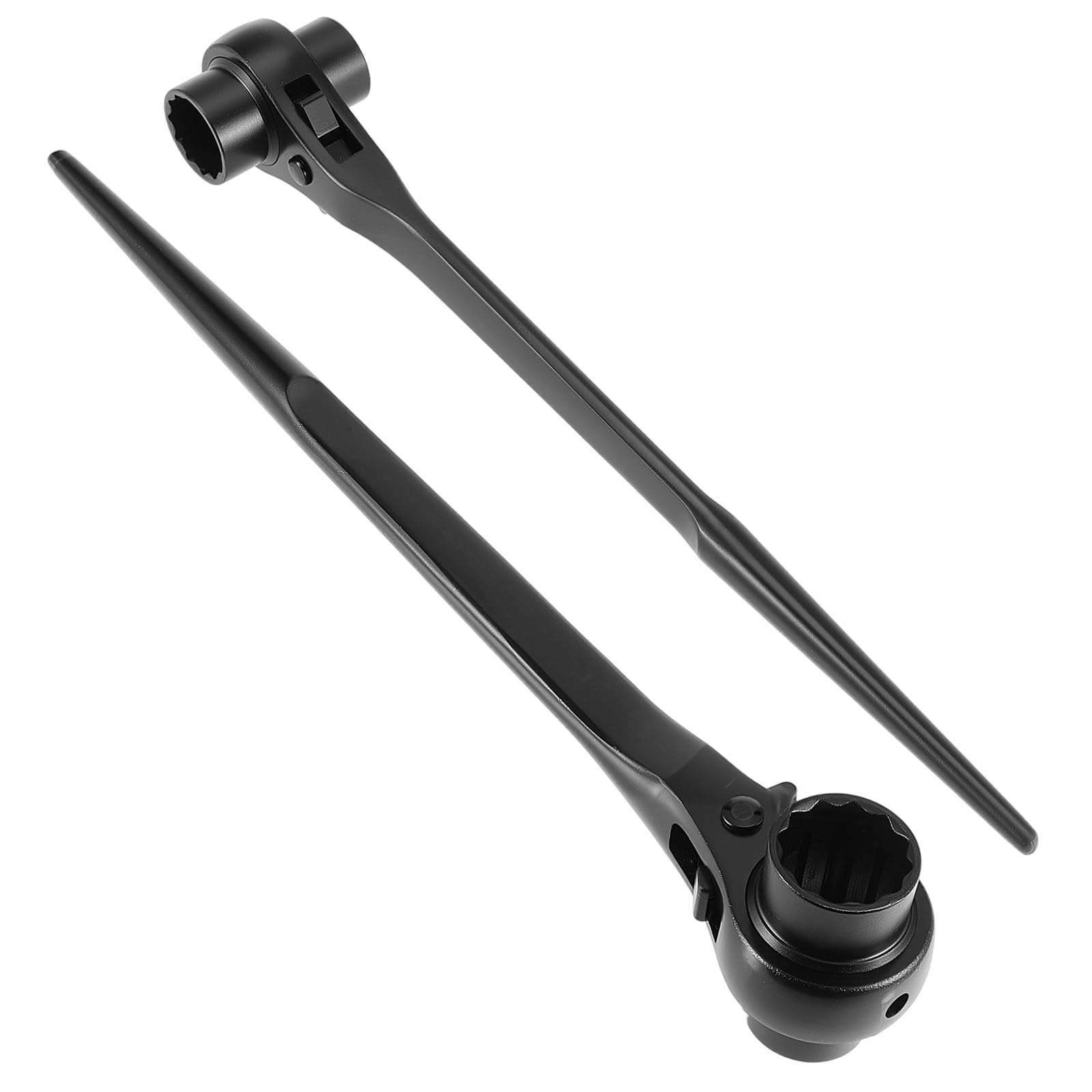 UNGFEI 2 Pack 19mm x 22mm Ratchet Scaffold Podger Spanner Quick Release Tool Wrench for Steel Structure & Car Repair