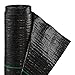 Produktbild Relaxdays Unkrautfolie, 100 g/m², wasserdurchlässig, 2 x 10 m, UV-stabil, reißfest & langlebig, Bodengewebe, schwarz, Meter