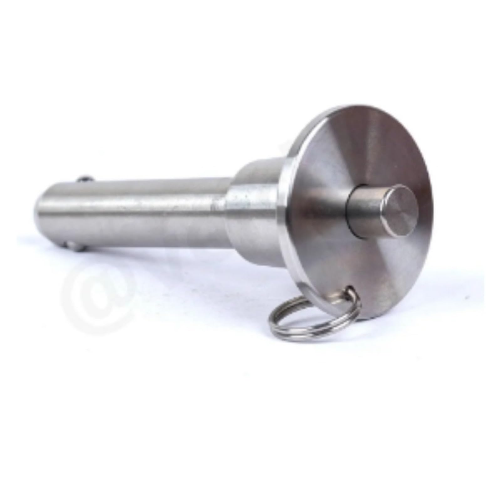 VCN110 - Pasador de bloqueo de bola de acero inoxidable, pasador de bloqueo de liberación rápida con correa para un cierre seguro (10 mm x 95 mm)