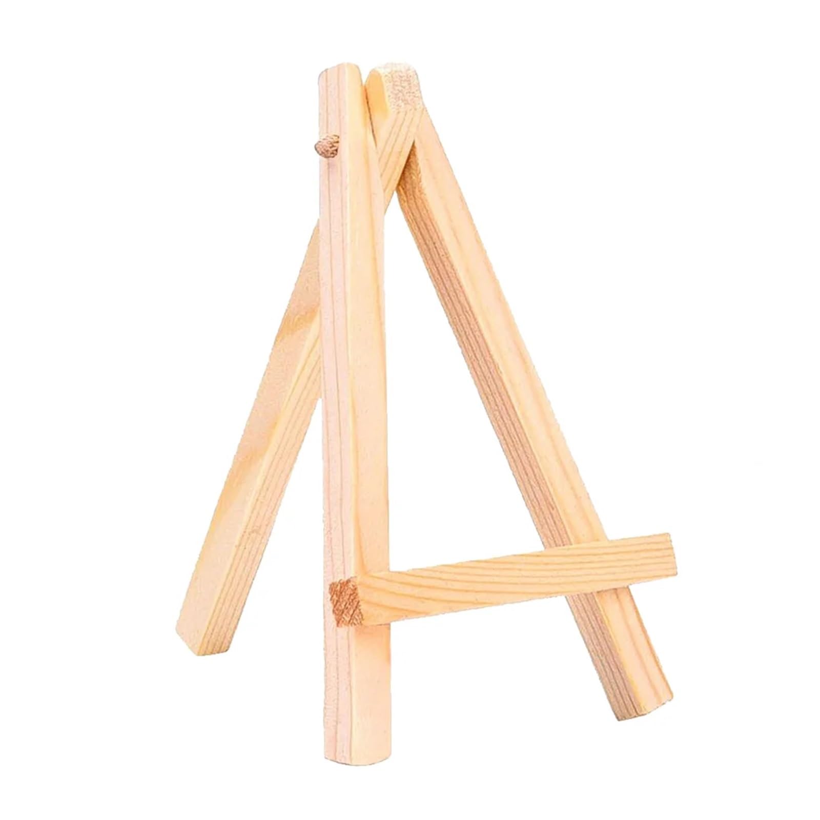 Juego de 10 mini caballetes triangulares de madera, práctico estante de exhibición de escritorio para pintar arte, estudio en casa, soporte de mesa, perfecto para manualidades y decoración