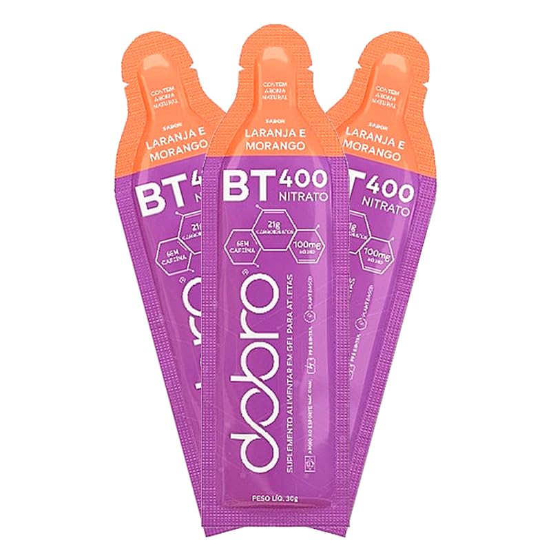 Kit 3X: BT Nitrato Laranja com Morango Gel Dobro 30g