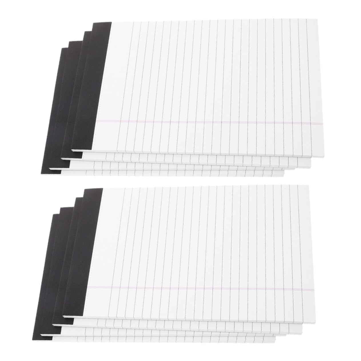 Notizblock A5 Abreißbar Breit Liniertes Papier Taschengröße 8 Stück für Büro und Verwaltung Notizbuch Ideenbuch