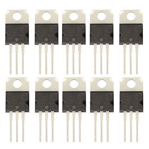 5 pieza 3 sobrecarga térmica LM317 6 V 1 A Regulador de voltaje Cover