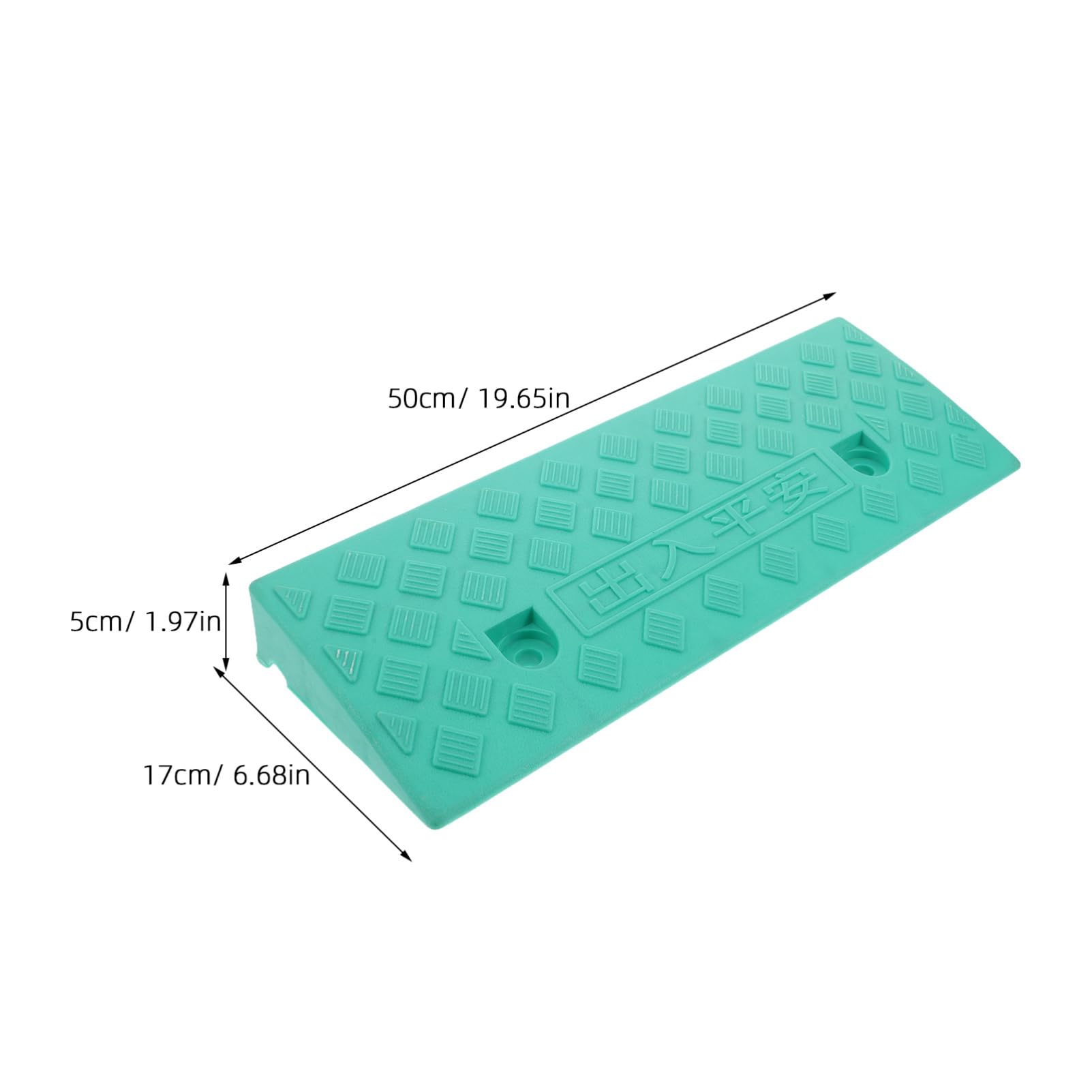 STOBAZA Portable for Electric Scooters and Wheelchairs Durable Pe Bridge for Doorways Easy Installation Slip Resistant Versatile Design for Home and Street Use