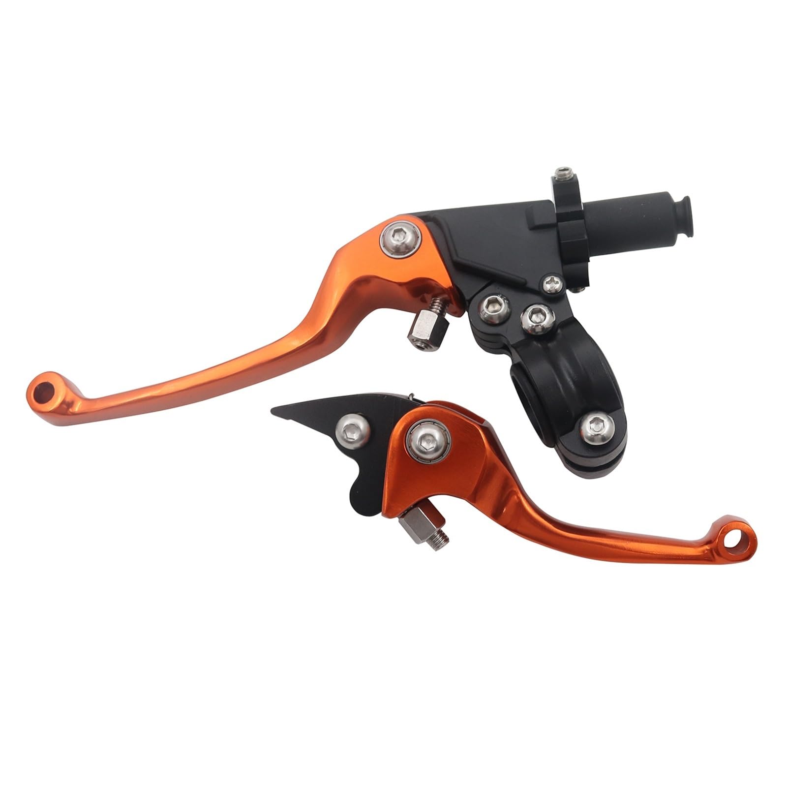 Byskjz Orange Motorcycle Brake Clutch For Kawasaki For Xr50 For Pit Motorcycle Cnc Clutch Asv Folding Brake Clutch Lever Set Dirt Bike Atv Quad Motocross(Orange)