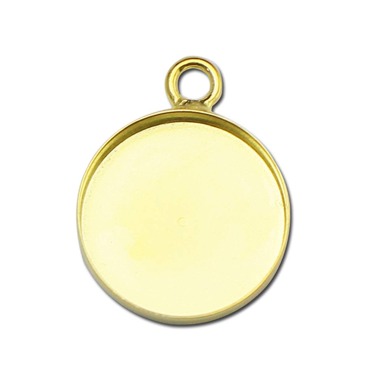 Sterling Silver Pendant Base Bezel Cup Jewelry Wholesale