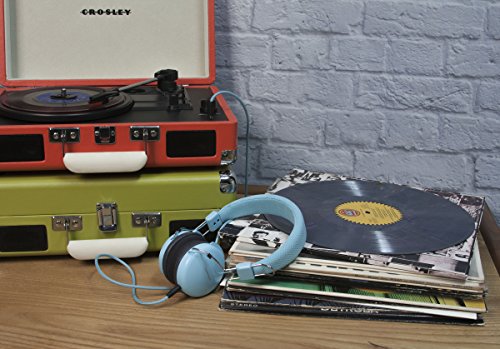 Crosley Cruiser Platine Vinyle Portable Style Mallette avec 3 vitesses, Haut-Parleurs Stéréo Intégrés (Prise UK) – Noir - Les Beatles, Paul McCartney, John Lennon, RIngo Starr, George Harrison Crosley Cruiser Platine Vinyle Portable Style Mallette avec 3 vitesses, Haut-Parleurs Stéréo Intégrés (Prise UK) - Noir – Image 8