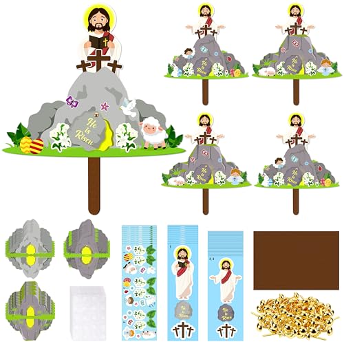80UncleKimby 30Sets Easter Crafts Resurrection Kit...