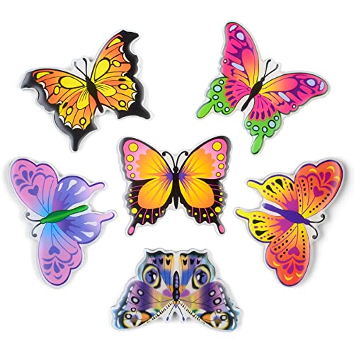 Magnet Frigo, Papillon Aimant 3D Mignonne Drôle Convient à la Décoration des Réfrigérateurs Tableaux Blancs et Autres Surfaces Métalliques Le Choix pour Donner des Cadeaux