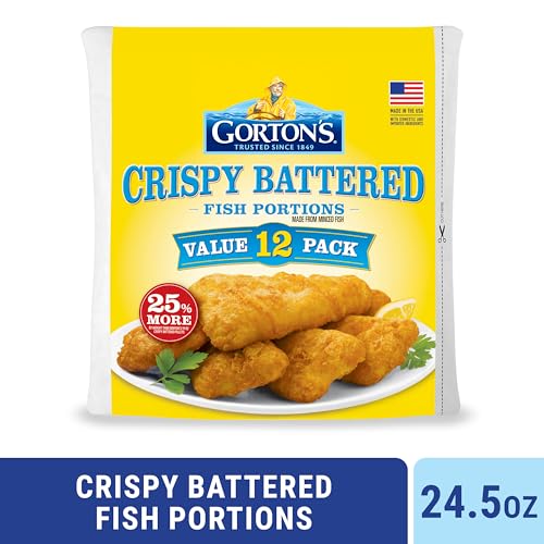 Gorton's, Crispy Battered Fish Portions, 24.5 oz (Frozen)