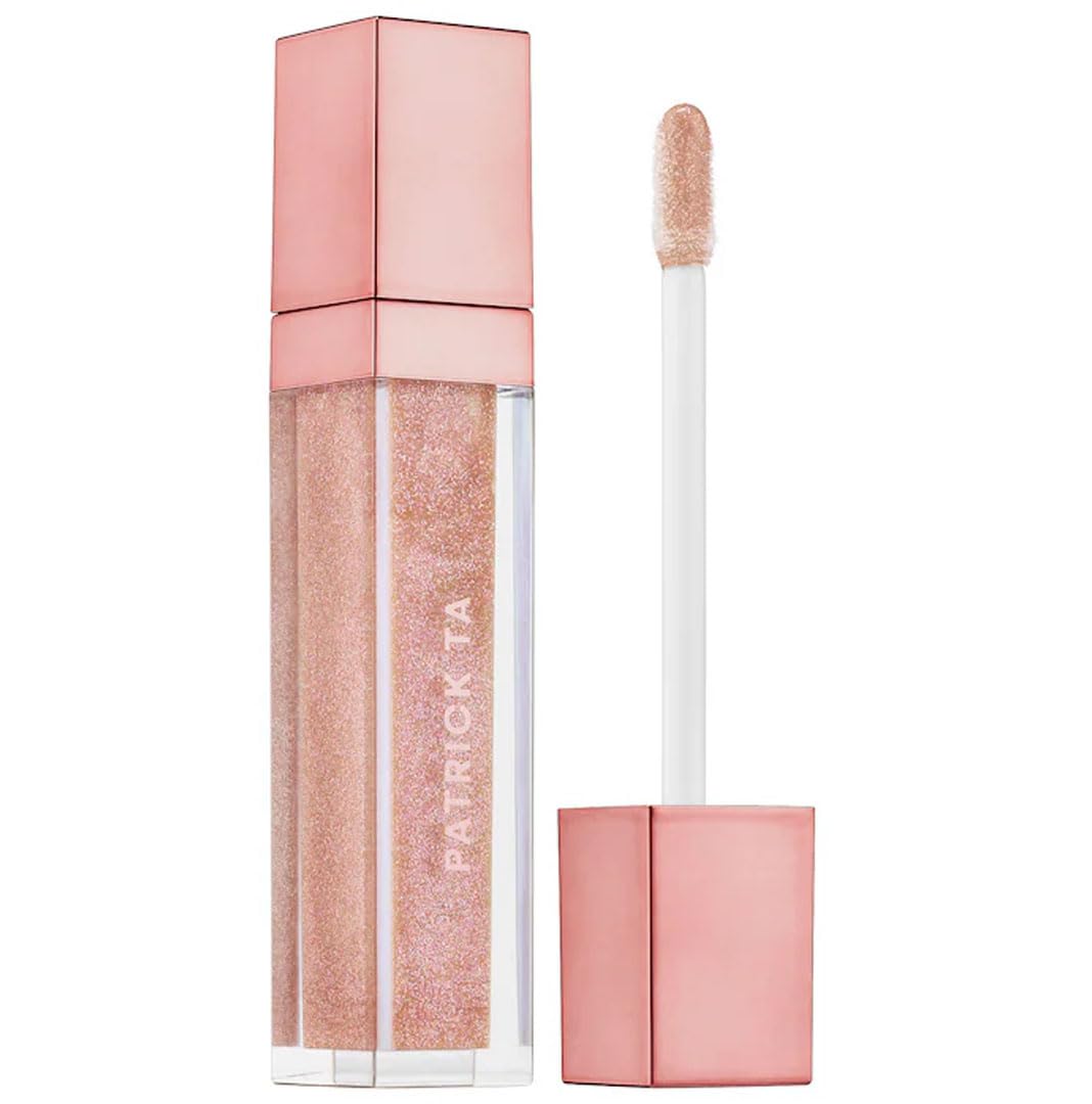 P4trick Ta - Beauty Major Glow Lip Shine - High-Shine Glass Finish Lip Gloss and Hydrating Oils for