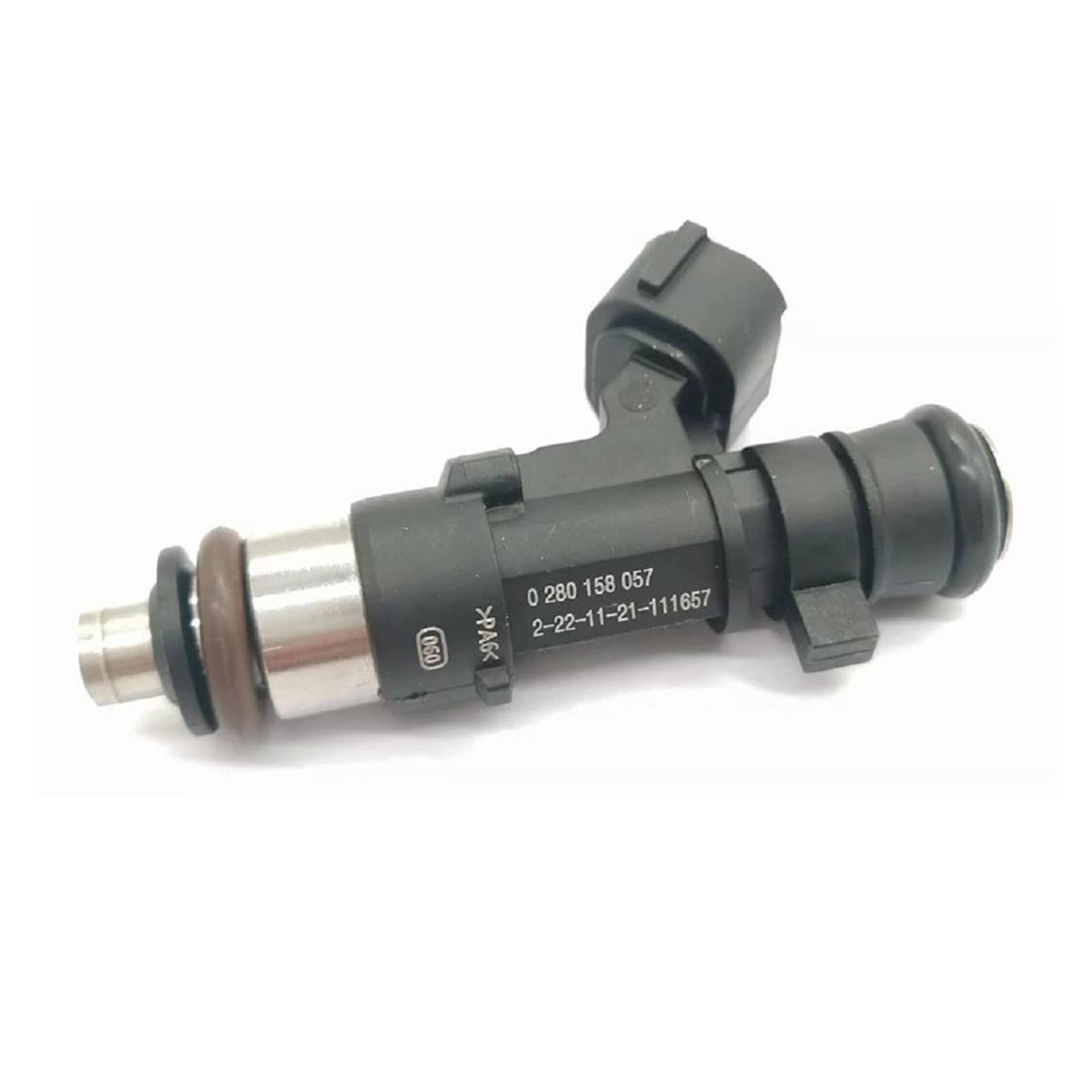 4 Uds inyector de Combustible 0280158057, Compatible con Citroen C2 C3 C4 Compatible con Peugeot 206CC 207 307 1,6 Piezas automotrices