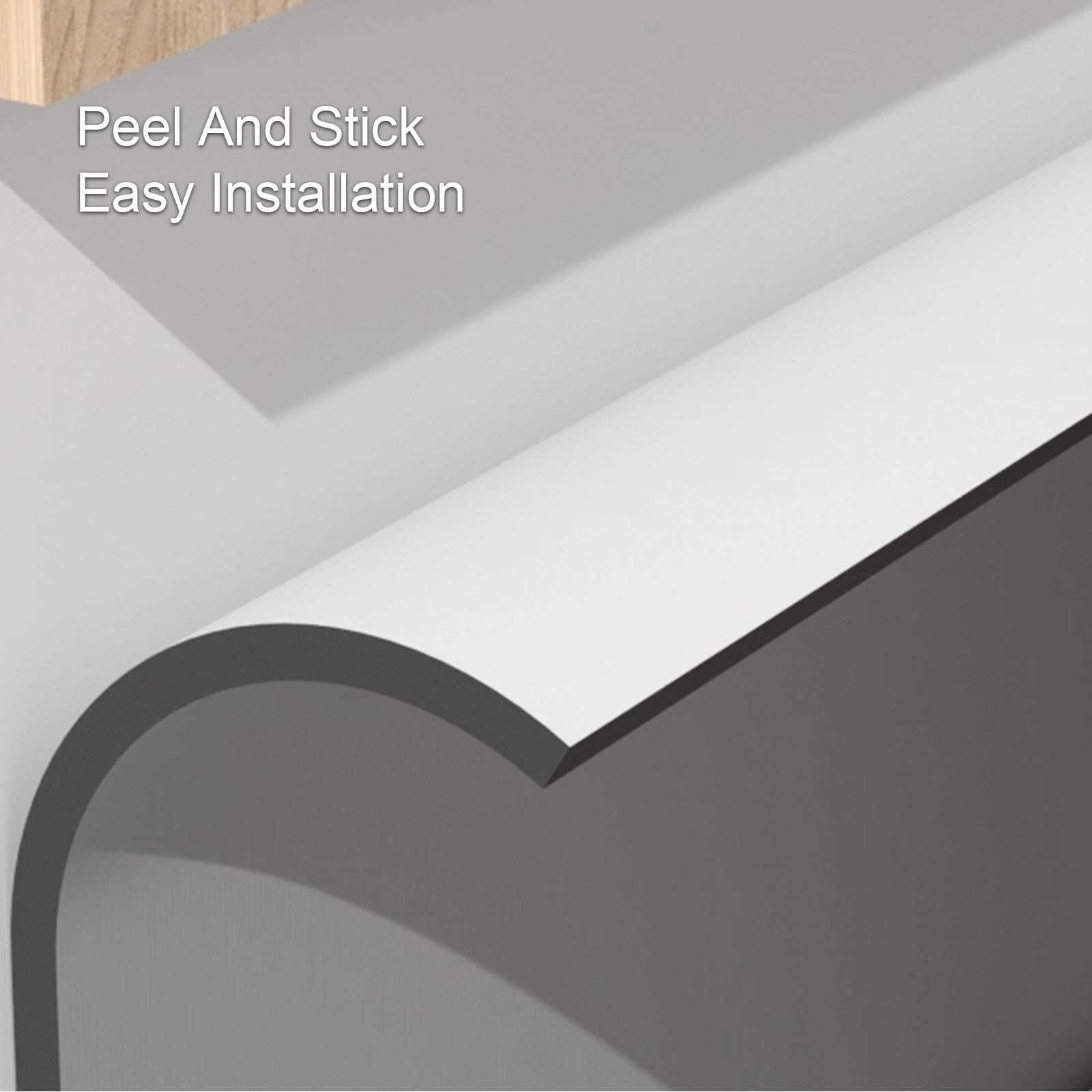 Protector de pared de cuero autoadhesivo EasyCut para columnas de garaje, sala de juegos y postes de estacionamiento en casa, amortiguación, resistente a los impactos
