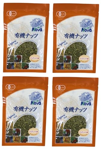 NOVA 有機ナッツ かぼちゃの種 70g×4袋 有機ナッツ おつまみ おやつ ケーキ パン 製菓材料 無添加