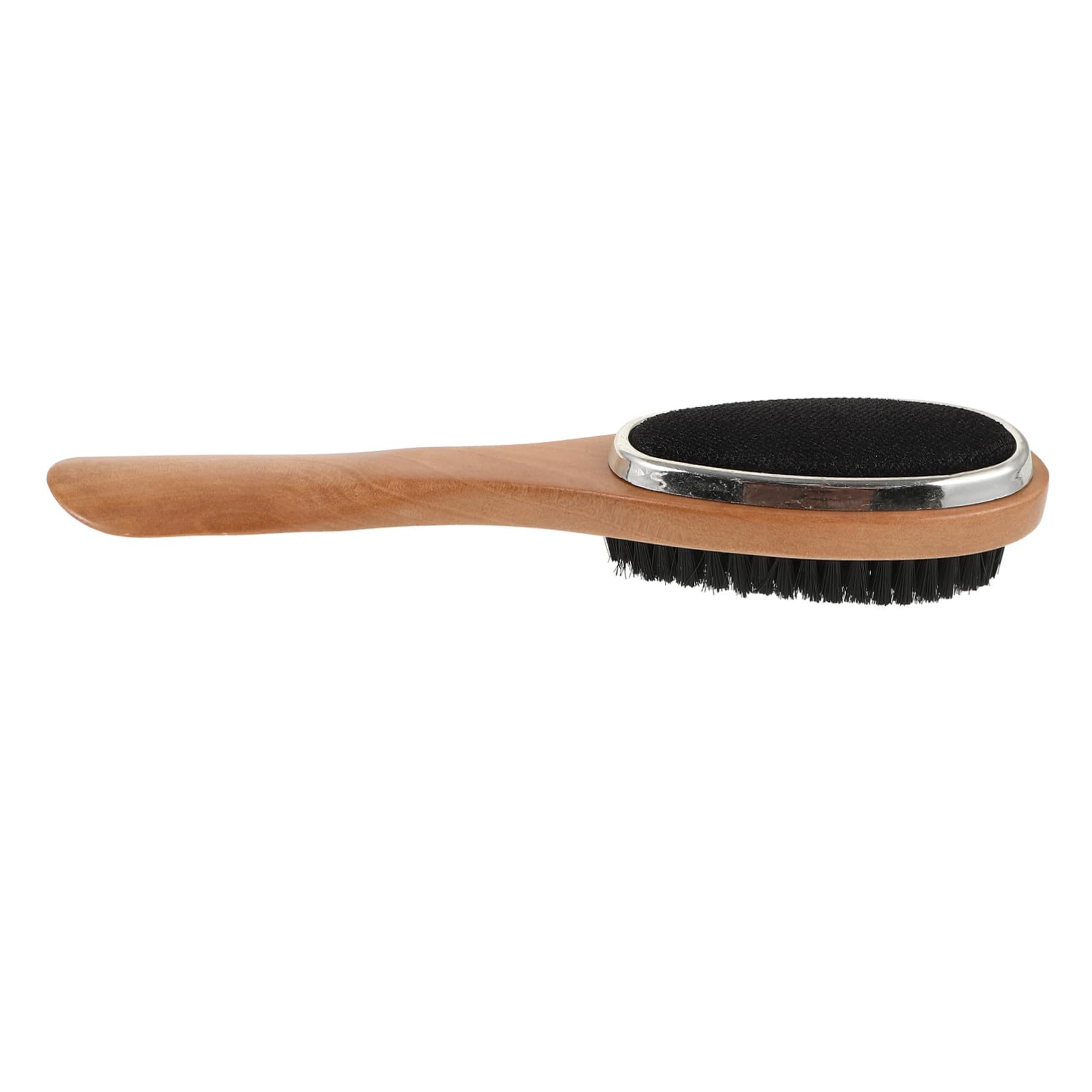 4piezas Cepillo De Limpieza De Zapatos De Madera Herramienta Dual para Pulir y Eliminar Polvo Cepillo De Cerda para Sintético para Zapatos Botas y Muebles